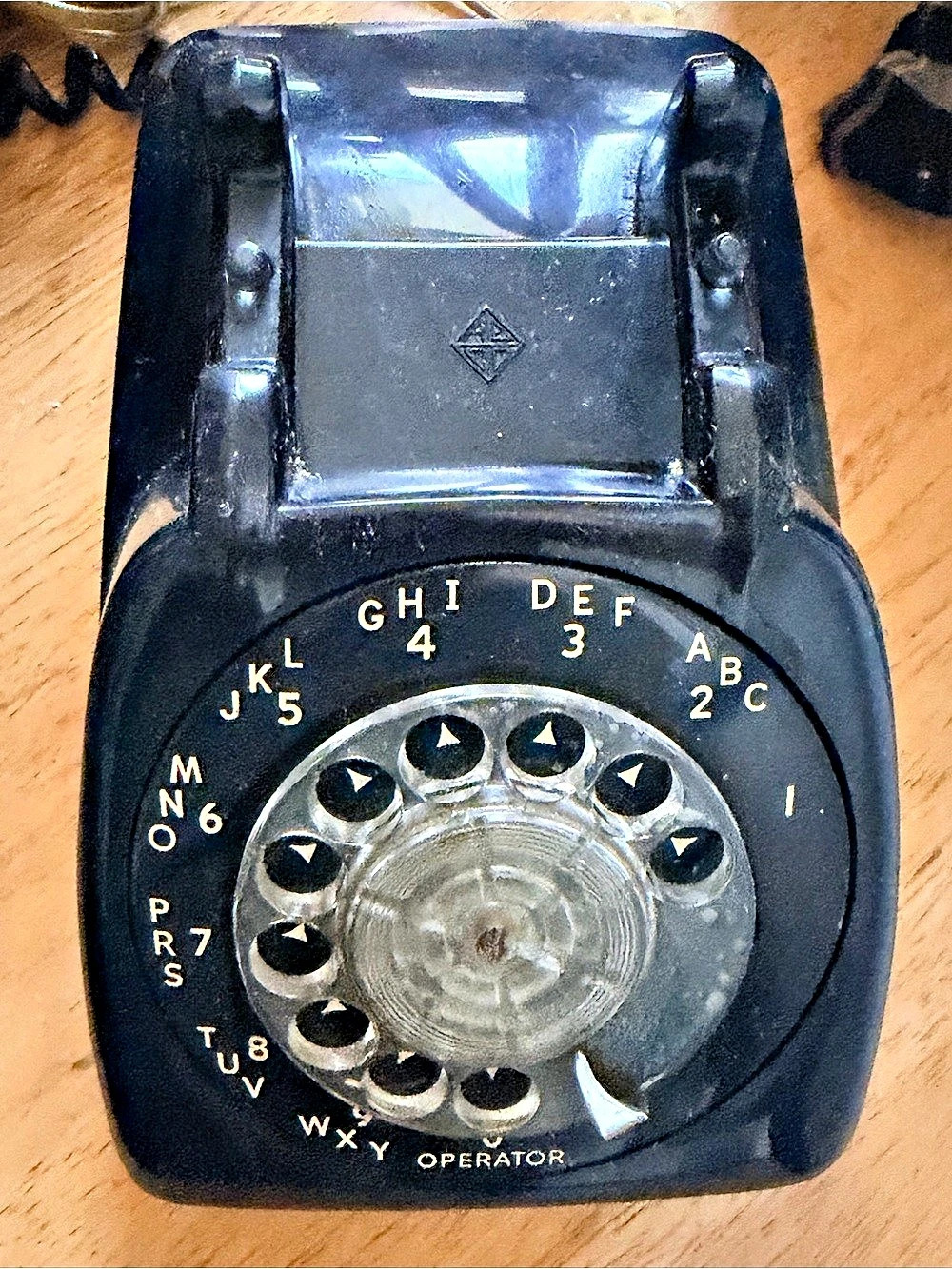 Northern Electric Model 302 Rotary Telephone Black- not tested